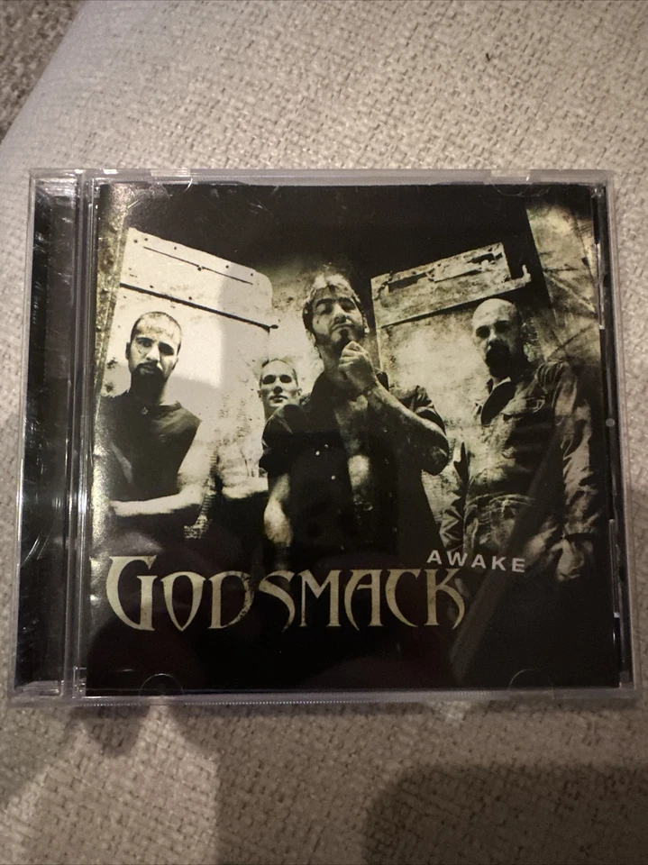GODSMACK AWAKE RARE Fold-Open Cover No Advisory Warning Label Cover Foto 1 de 1