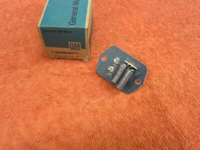 NOS 1963 CHEVROLET IMPALA BEL AIR BISCAYNE BLOWER MOTOR RESISTER GM 3840864 - Image 1 of 2
