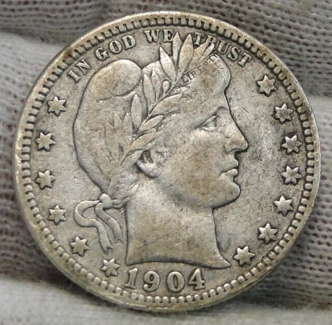 1904 O Barber Quarter Cover
