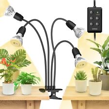 Grow LED Pflanzenlampe Vollspektrum 40W=400W Timer 4/8/12H Wachstumslampen COC