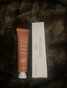 Brillo de labios cremoso RMS Beauty Liplights BISOU 0,31 OZ. Tamaño completo nuevo en caja - Imagen 1 de 5