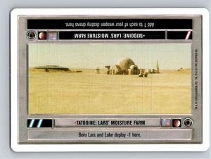 Star Wars CCG Beru Version Tatooine Lars' Moisture Farm Premiere WB TCG Decipher - Picture 1 of 1