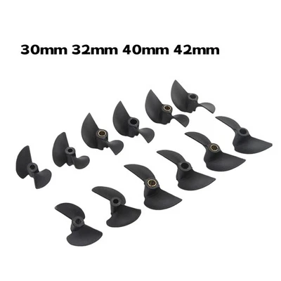30/32/42mm Nylon Kunststoff Propeller Schiffsschraube 2 Blatt Für RC Boot Modell - Bild 1 von 4