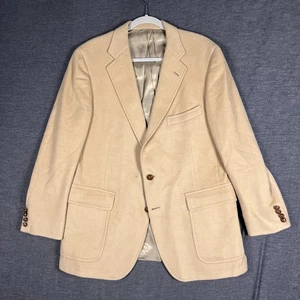 Vintage Chaps Ralph Lauren Scottish Camel Hair Jacket Blazer Mens 44R - Picture 1 of 9