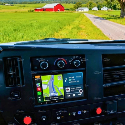 Android 15 CarPlay Car Stereo Radio GPS Navi For Chevrolet Express Van 2008-2024 - Image 1 of 4