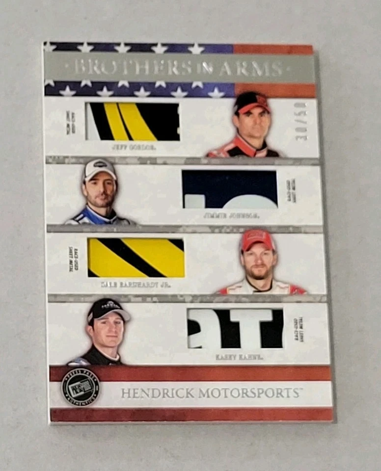 2014 Press Pass EARNHARDT Jr. / TRUEX / KAHNE / J. JOHNSON / J. GORDON RELIC /50 - Image 1 of 3