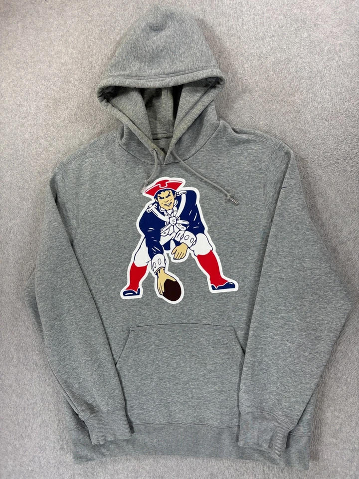 Sudadera con Capucha New England Patriots Nike Vintage Años 90 Logo Stadium (Hombre XL) Foto 1 de 4
