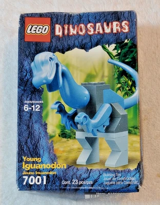 LEGO 7001 молодой игуанодон динозавров новый старый запас запечатанная коробка 2001, см. Desc. - Изображение 1 из 4