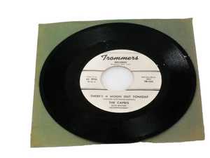 THE CAPRIS THERE'S A MOON OUT TONIGHT/INDIAN GIRL*1965*45rpm*DOO WOP*UNBESPIELT - Bild 1 von 3
