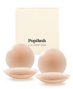 Nipple Covers for Women - 2 Pairs Sticky Bra - Reusable Silicone Nipple Pasti... - Picture 1 of 6
