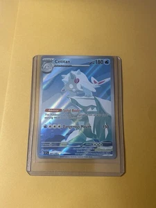 Pokémon Cetitan Holo TCG Card 201/191 Sv08: Surging Sparks Illustration Rare - Picture 1 of 2