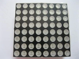 4 pcs LED Display Dot Matrix Common Cathode Red 5mm 8x8 60x60mm 16pin New - Picture 1 of 3