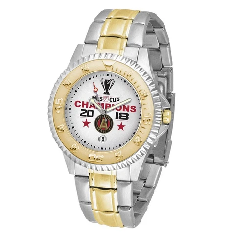 Men's 2018 Champions Atlanta United FC Watch Two-Tone Gold Silver Watch Cover