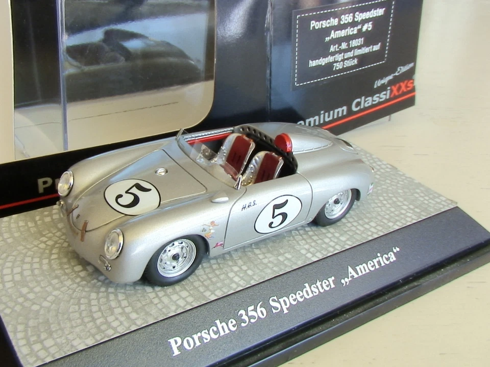 PREMIUM CLASSIXXs - EDITION LIMITEE - PORSCHE 356 speedster "America" - Photo 1/3