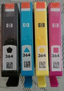 HP 364 Ink Cartridges Genuine Original HP Black Magenta Cyan Yellow HP364 - Picture 1 of 6