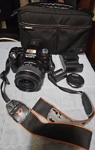 Sony Alpha DSLR-SLT-A55 16.2 MP Digital SLT Camera - Etc - Picture 1 of 9