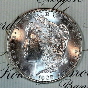 * 1902-O * CHOICE to GEM BU MS MORGAN SILVER DOLLAR * FROM ORIGINAL BANK BAG * - Picture 1 of 4