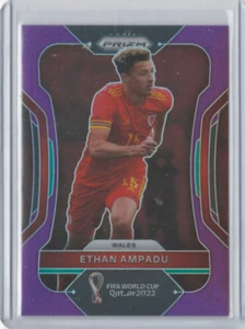 2022 Prizm World Cup Qatar Ethan Ampadu Purple Prizm #110/199 - Picture 1 of 2