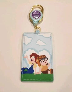 Loungefly Disney Pixar UP Carl & Ellie Adventure Retractable Lanyard ID Holder - Picture 1 of 9
