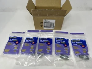 3/8 Male Flare Straight Union Sae 45 Coupling Brass Fitting Propane Natural Gas - Picture 1 of 4