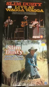 Slim Dusty Live at Wagga Wagga / Songs From Down Under 2 Album Lot - Picture 1 of 4