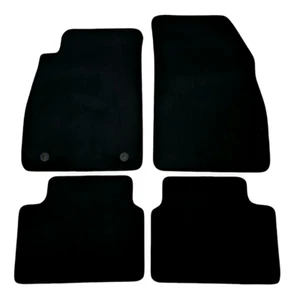 Car Floor Mats Velour For Chevrolet Malibu Waterproof Black Carpet Auto Liners - Picture 1 of 13