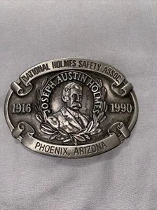 Vintage National Holmes Safety Award Gürtelschnalle Phoenix Arizona 1990 - Bild 1 von 2