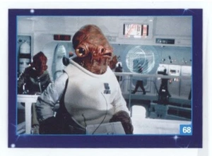 Admiral Ackbar Star Wars Argentina 2.5"x1.75" Reprint Album Card #68 - Picture 1 of 1