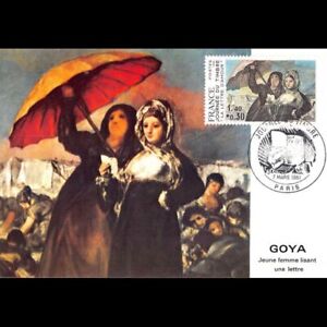 Carte Maximum v7 - n° 2124 - Journée du Timbre 81 - Tableau de Goya