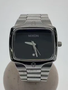 Nixon Player Watch Black/Silver Stainless Steel Analog Used - Picture 1 of 5