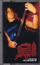 DEATH Live In The Netherlands '89 CASSETTE Chuck Schuldiner RARE 80s Thrash CULT