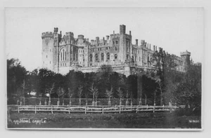 POSTCARD Arundel castle RPPC young trees - Picture 1 of 2