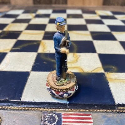 Dragon Crest Civil War Chess Set Replacement Piece Union Pawn Soldier Infantry - Image 1 of 4