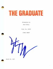 DUSTIN HOFFMAN SIGNED AUTOGRAPH "THE GRADUATE" FULL MOVIE SCRIPT - VERY RARE! DUSTIN HOFFMAN SIGNED AUTOGRAPH "THE GRADUATE" FULL MOVIE SCRIPT - VERY RARE!
