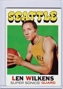 Baloncesto Topps 1971-72 #80 Len Wilkens - Imagen 1 de 2