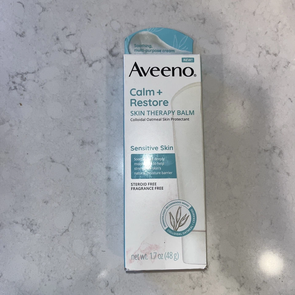 Bálsamo Aveeno Calm + Restore Skin Therapy 1,7 oz avena protector de la piel Foto 1 de 1