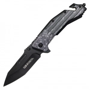Navaja de bolsillo de apertura asistida WarTech de 8,5" - PWT455B - Imagen 1 de 4
