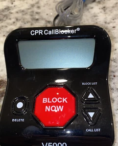 CPR Bloker połączeń V5000 do telefonów stacjonarnych - Blokuj Robocalls, Zatrzymuj Spam Callers - Zdjęcie 1 z 3