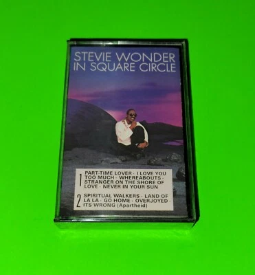 Stevie Wonder - In Square Circle 1985 Cassette Tape Still Sealed New - Image 1 of 3
