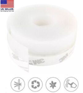 5M Silicone Draught Excluder Weather Seal Strip Insulation Door Window Tape US