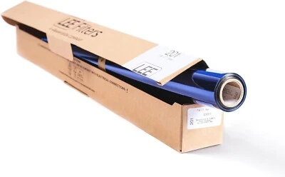 LEE Filters 201 rollo compacto azul completo - gel de iluminación de poliéster de 2 pies de ancho para la guerra Foto 1 de 4