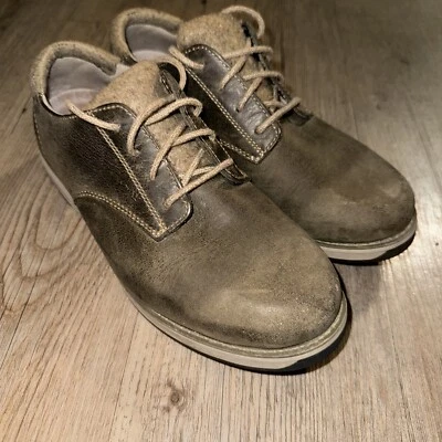 Zapatos cómodos de cuero LL Bean talla 7 W ancho ribete de lana para mujer otoño invierno Oxford Foto 1 de 4