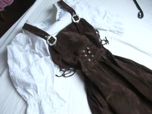 Landhaus Dirndl Trachtenkleid Balkonett Landhauskleid Lederkleid Kleid Gr. 38 - Bild 1 von 4