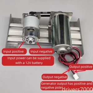 Generador silencioso de doble rodamiento 220 V motor de CC de alto voltaje motor 775 miniatura;\ - Imagen 1 de 10
