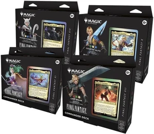 Magic The Gathering FINAL FANTASY Commander Deck Bundle (set di tutti e 4 i mazzi) NUOVO  - Foto 1 di 1