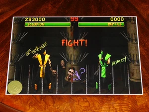 DANIEL PESINA "REPTILE & SCORPION " SIGNED MORTAL KOMBAT 12X18 PHOTO COA!! - Picture 1 of 1