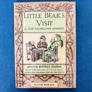 Little Bear's Visit by Else Minarik 1961 An I CAN READ Book Vintage Dust Cover - Picture 1 of 5