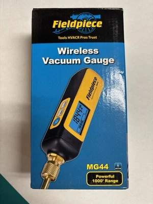 MEDIDOR DE VACÍO INALÁMBRICO FIELDPIECE, MG44. POTENTE GAMA 1000' NUEVO Foto 1 de 4