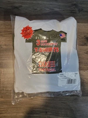 NUEVO CON ETIQUETAS - Paquete de 3 camisetas de polietileno de algodón pesadas 50/50 talla XL Duke Tactical para hombre Foto 1 de 4