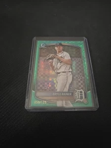 2025 Bowman - Chrome Prospects Bryce Rainer #BCP-49 Aqua X-Fractor /125 (RC) - Picture 1 of 3